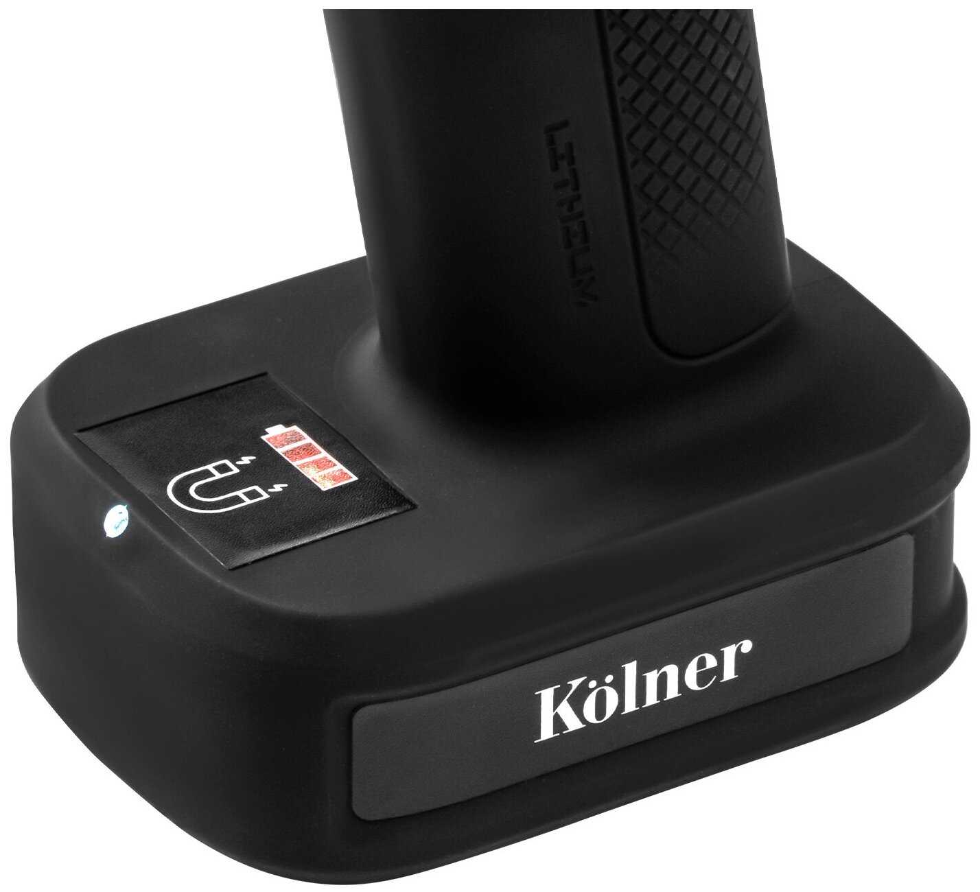 Аккумуляторная дрель-шуруповерт KOLNER KCD 12/2BL фотография 5