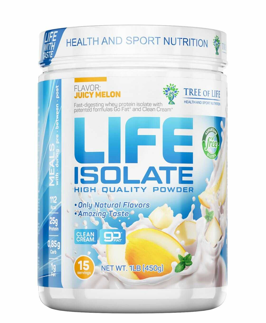 Изолят сывороточного белка Life Isolate 2lb (907) фотография 3