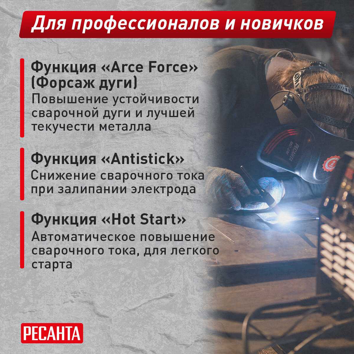 Сварочный полуавтомат Ресанта САИПА-160 (MPEX) фотография 12