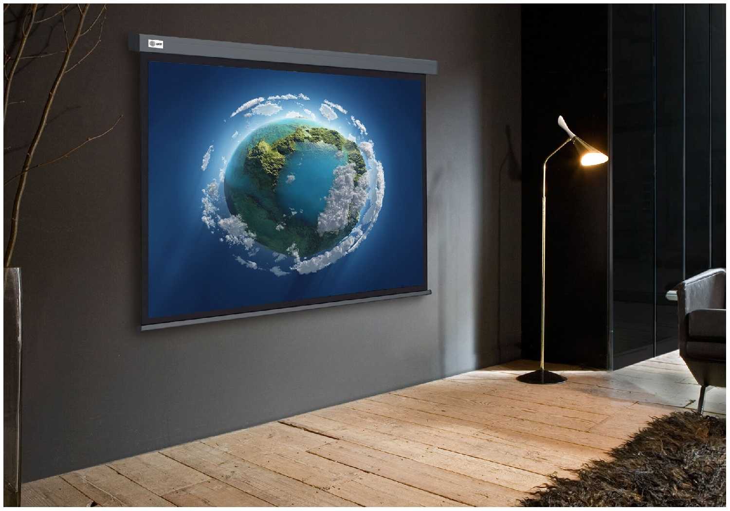 Рулонный cactus Wallscreen (CS-PSW-187X332-SG) фотография 3