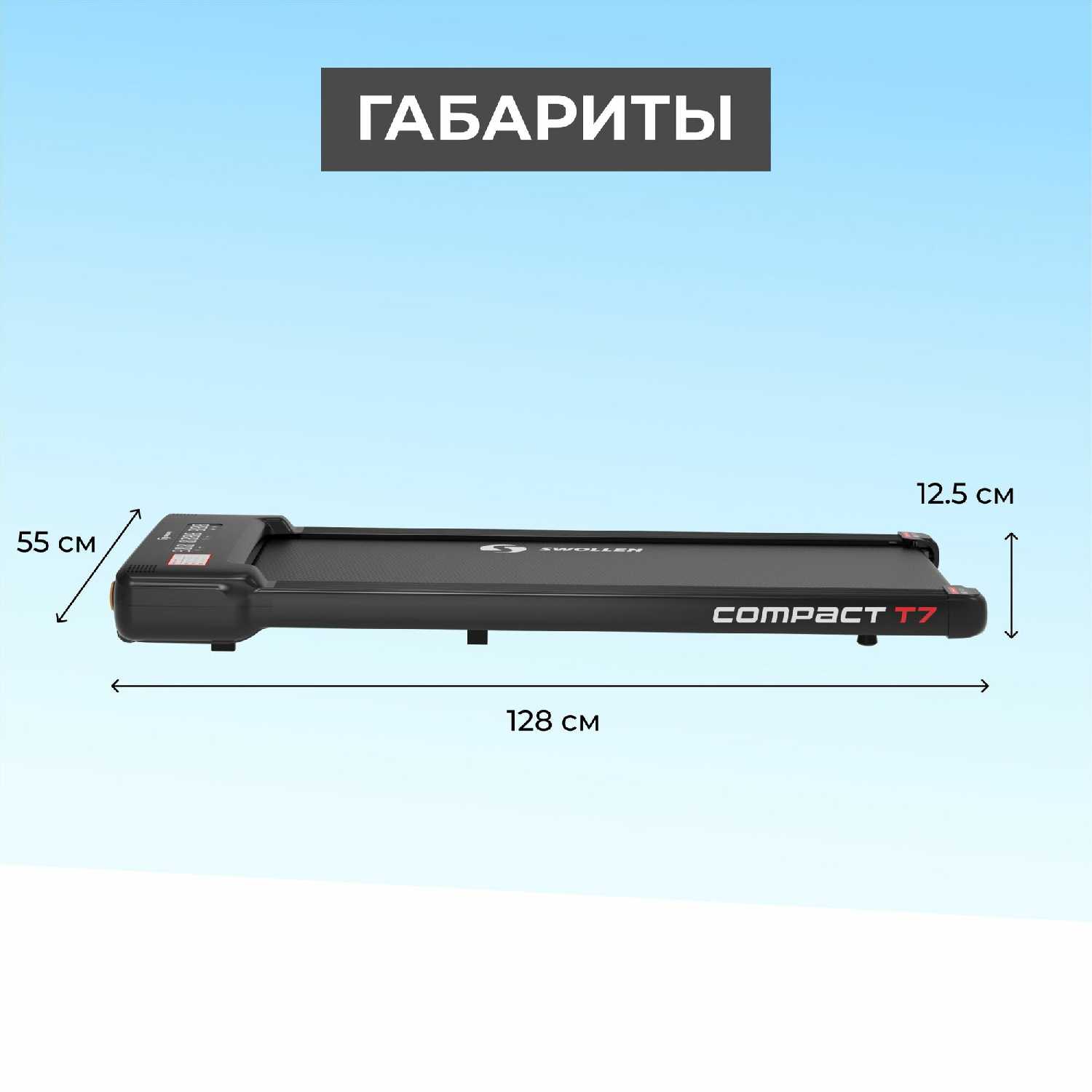 Беговая дорожка SWOLLEN Compact T3 фотография 17