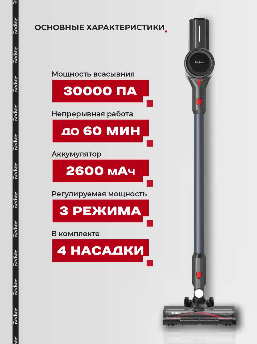 Пылесос моющий беспроводной Xiaomi Redkey W12 фотография 1
