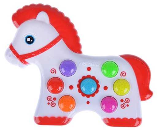 Интерактивная развивающая игрушка Азбукварик Веселушки Лошадка