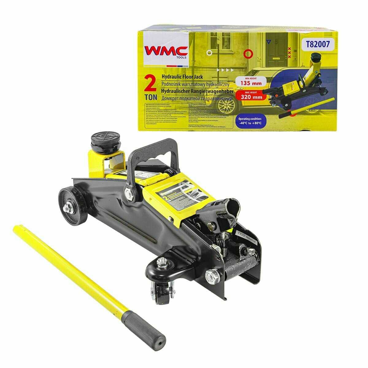 Домкрат гидравлический WMC TOOLS Домкрат подкатной 2т (WMCT82007) фотография 3