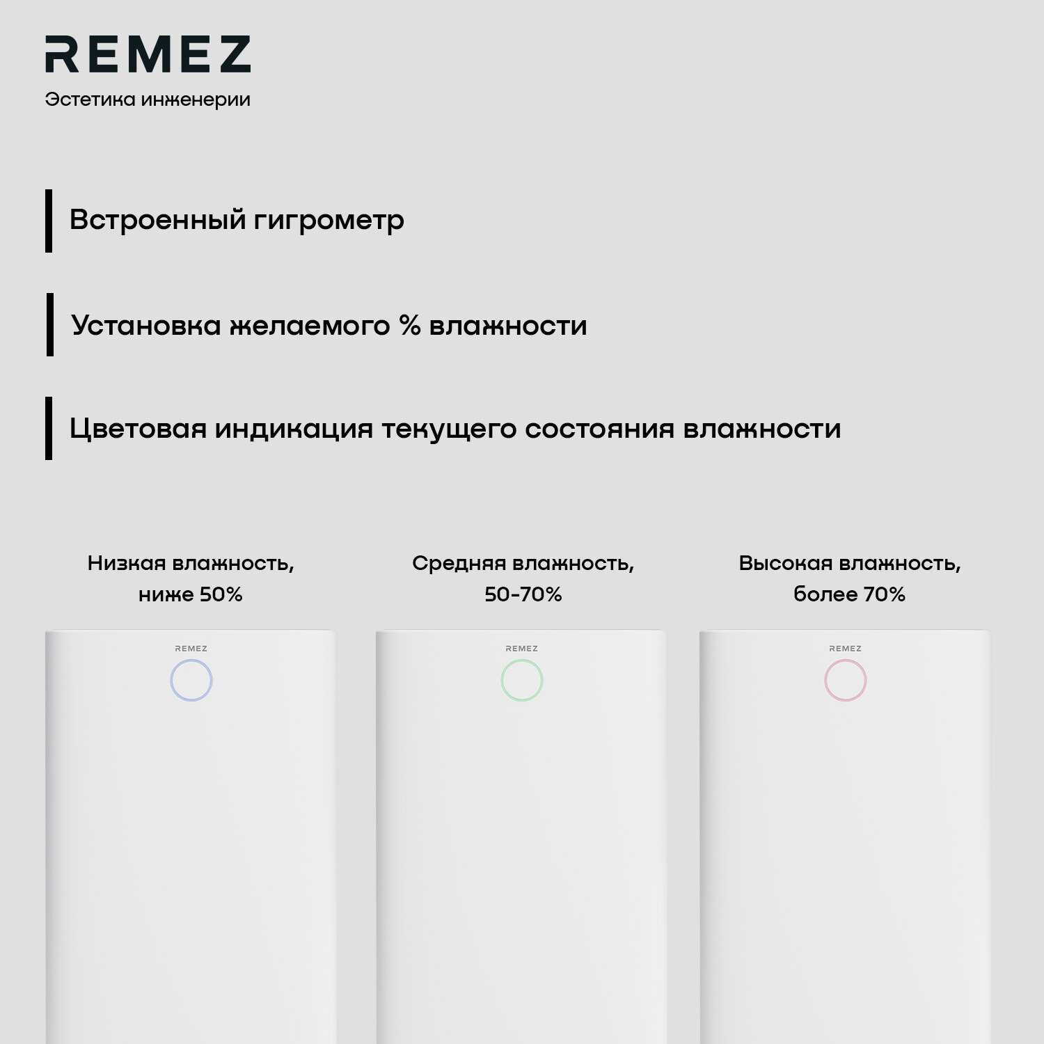 Умный осушитель воздуха REMEZ RMD-312 фотография 3