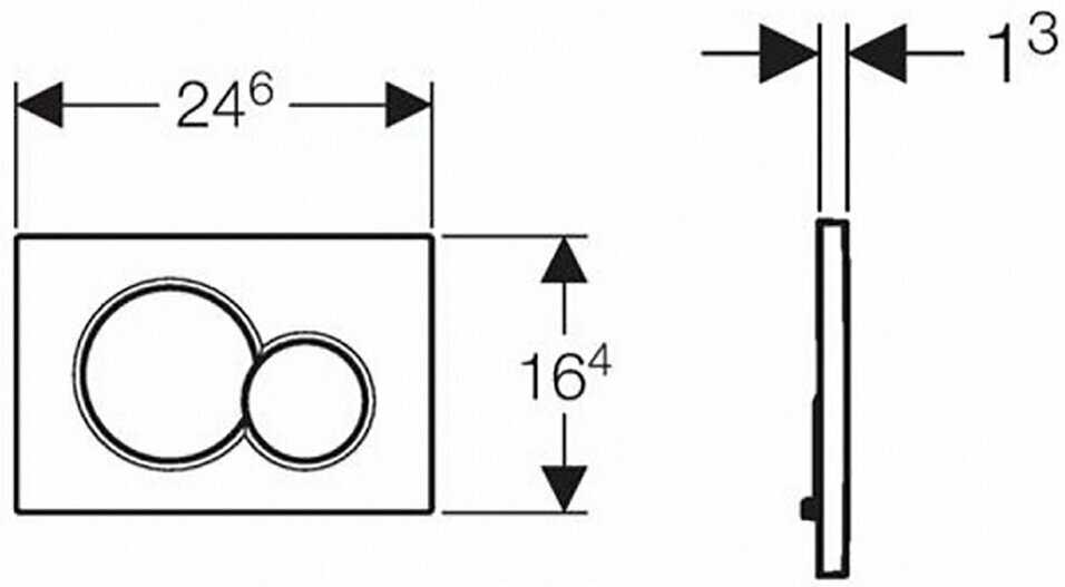 Кнопка смыва GEBERIT Sigma 01 (115.770. JQ.5) фотография 17