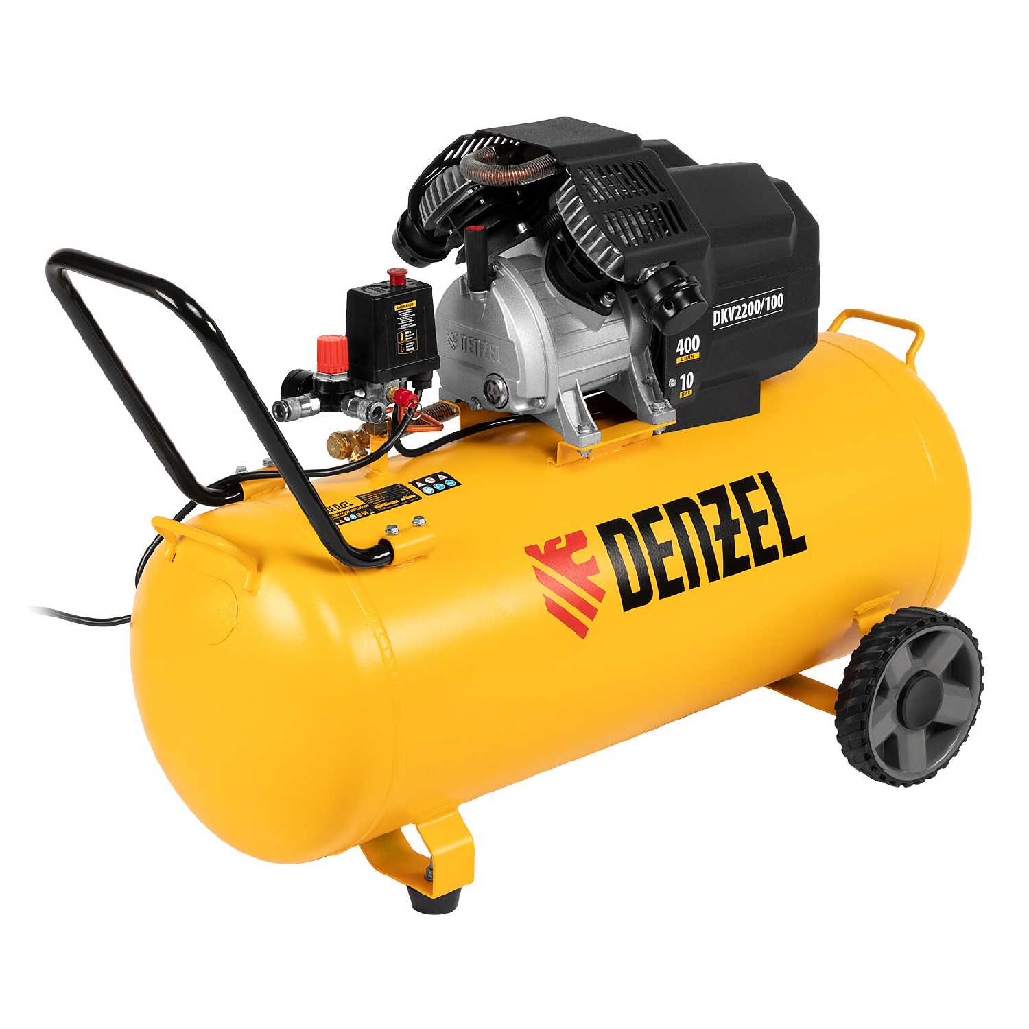 Компрессор Denzel DKV 2200/100 Х-PRO фотография 7