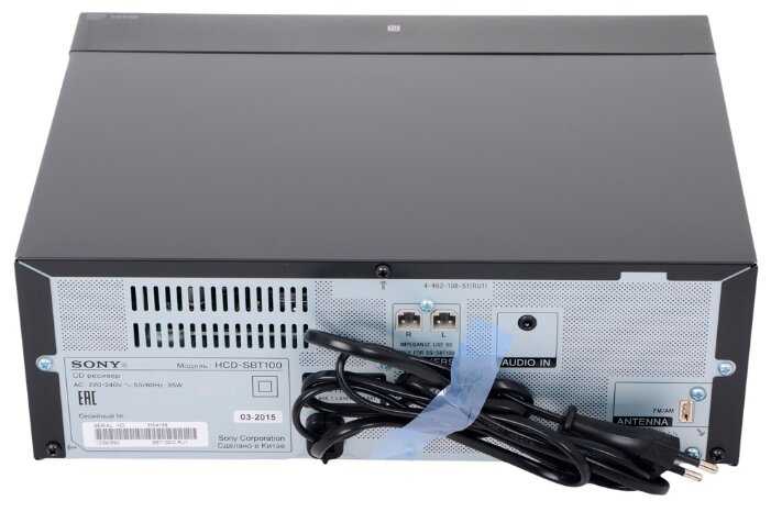 Музыкальный центр Sony CMT-SBT100 фотография 4