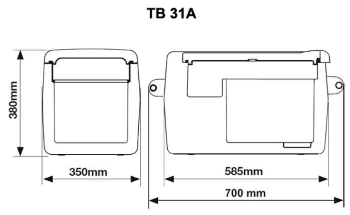 Автомобильный холодильник indel B TB31A фотография 6