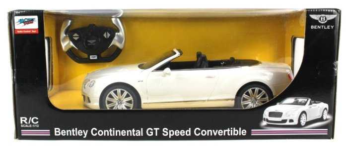 Легковой автомобиль Rastar Bentley Continental GT 49900, 1:12, 38 см фотография 6