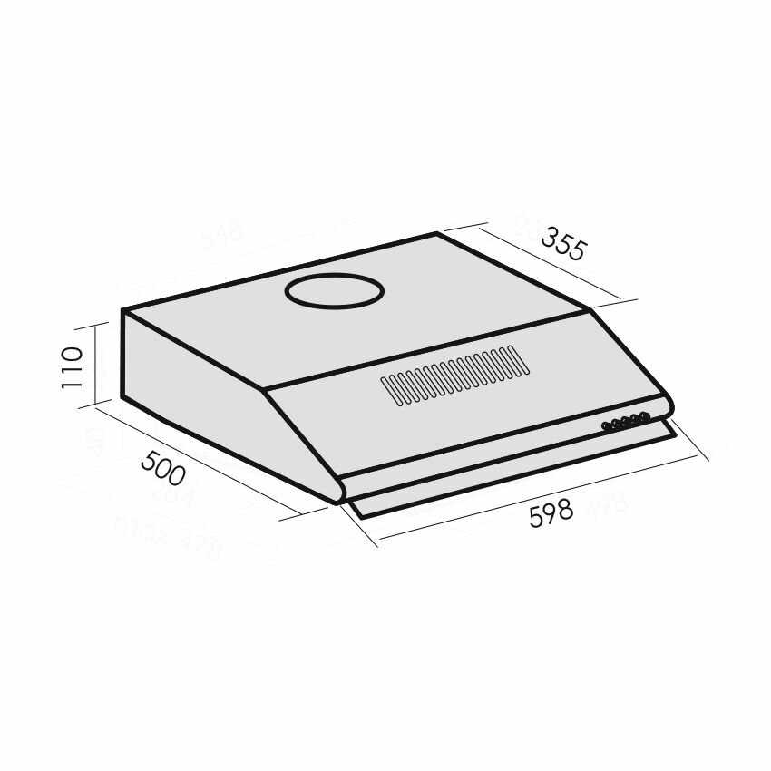 Вытяжка кухонная LAUF CALLISTO 600 фотография 12