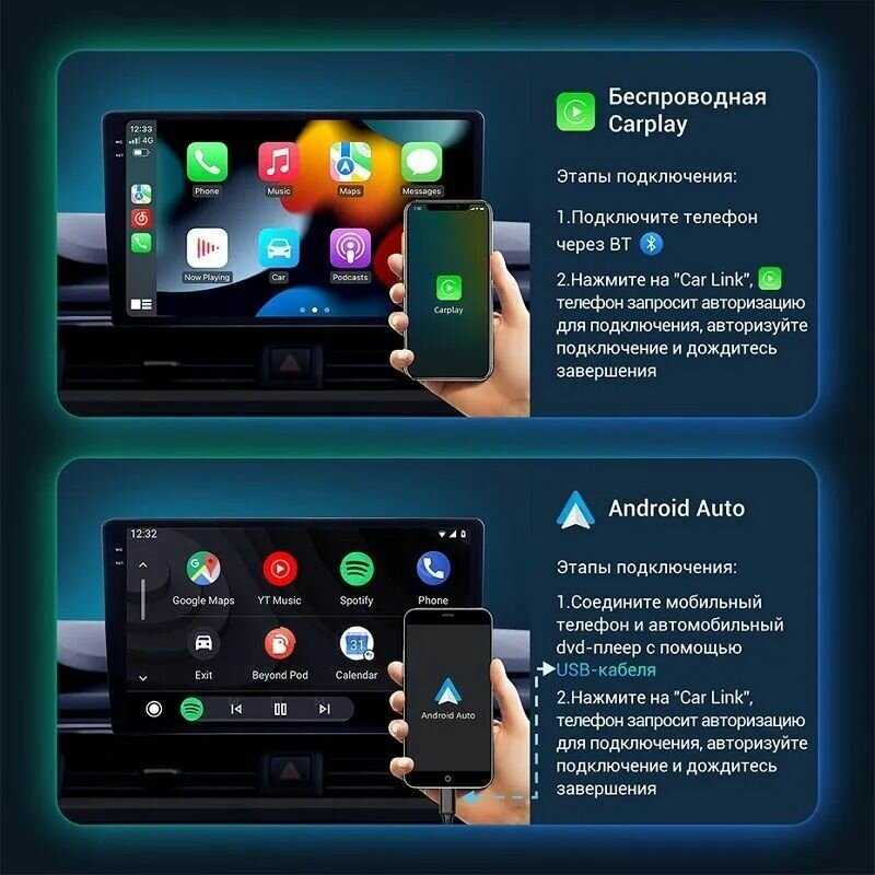 Магнитола FarCar 9 дюймов на Android 12 (2GB/32GB) фотография 1
