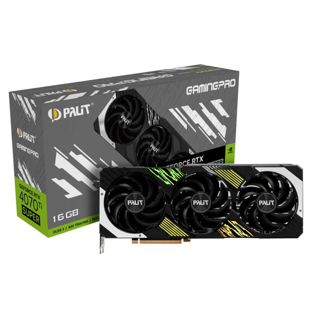 Видеокарта Palit GeForce RTX 4070 Ti SUPER GamingPro 16GB (NED47TS019T2-1043A) фотография 9