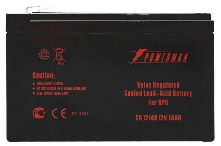 Аккумуляторная батарея Powerman CA12140 фотография 3