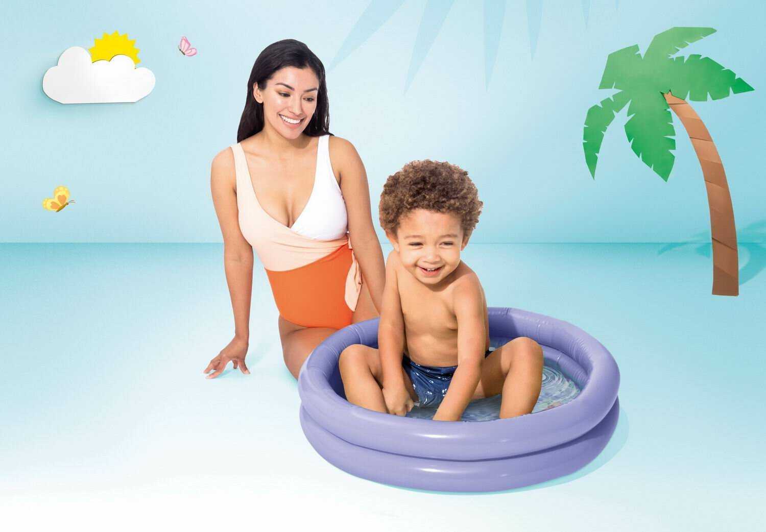 Бассейн надувной детский INTEX My First Pool (59409NP) фотография 1