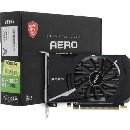 Видеокарта Gigabyte GT1030 AERO ITX 4GB DDR4 фотография 7