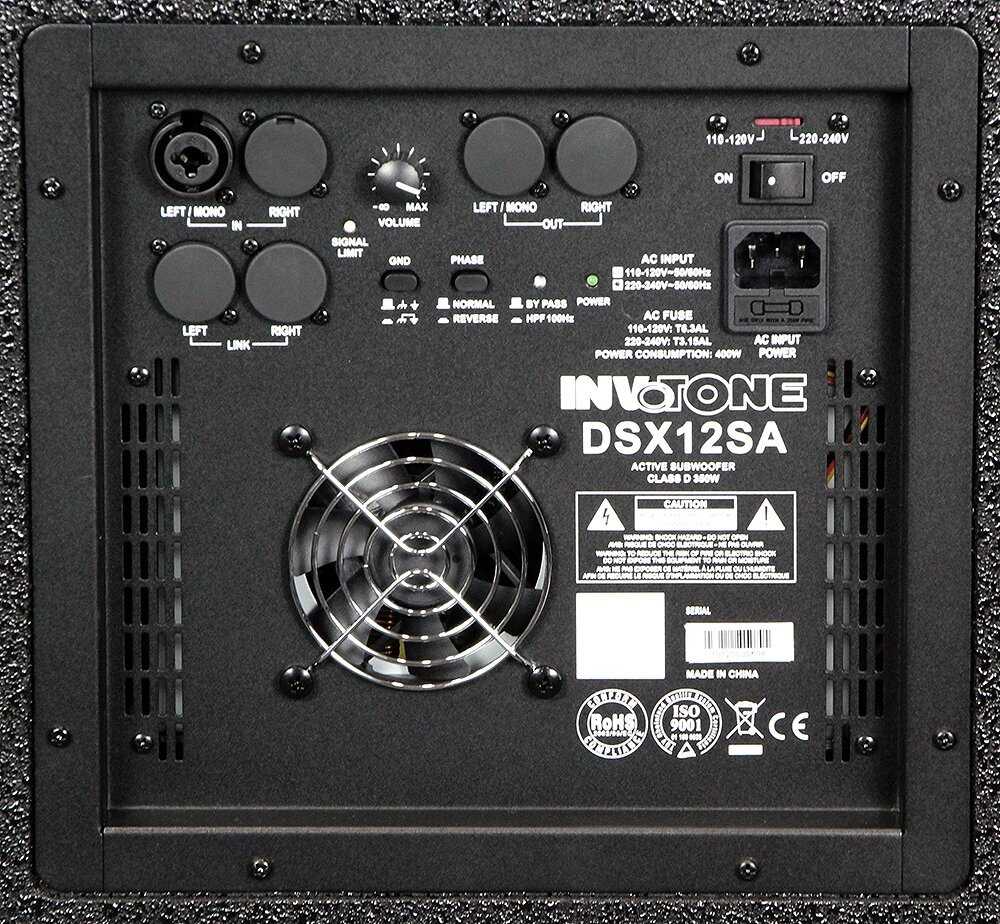 Активный сабвуфер Invotone DSX12SA фотография 2