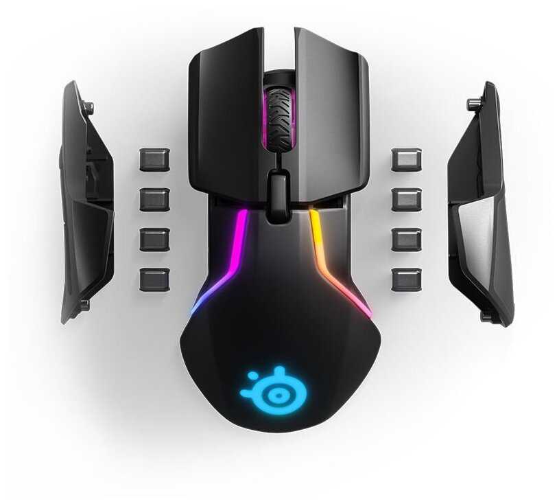 Мышь Steelseries, мышь беспроводная, мышка оптическая 120000 dpi, игровая мышка для геймеров, игровая мышь фотография 3