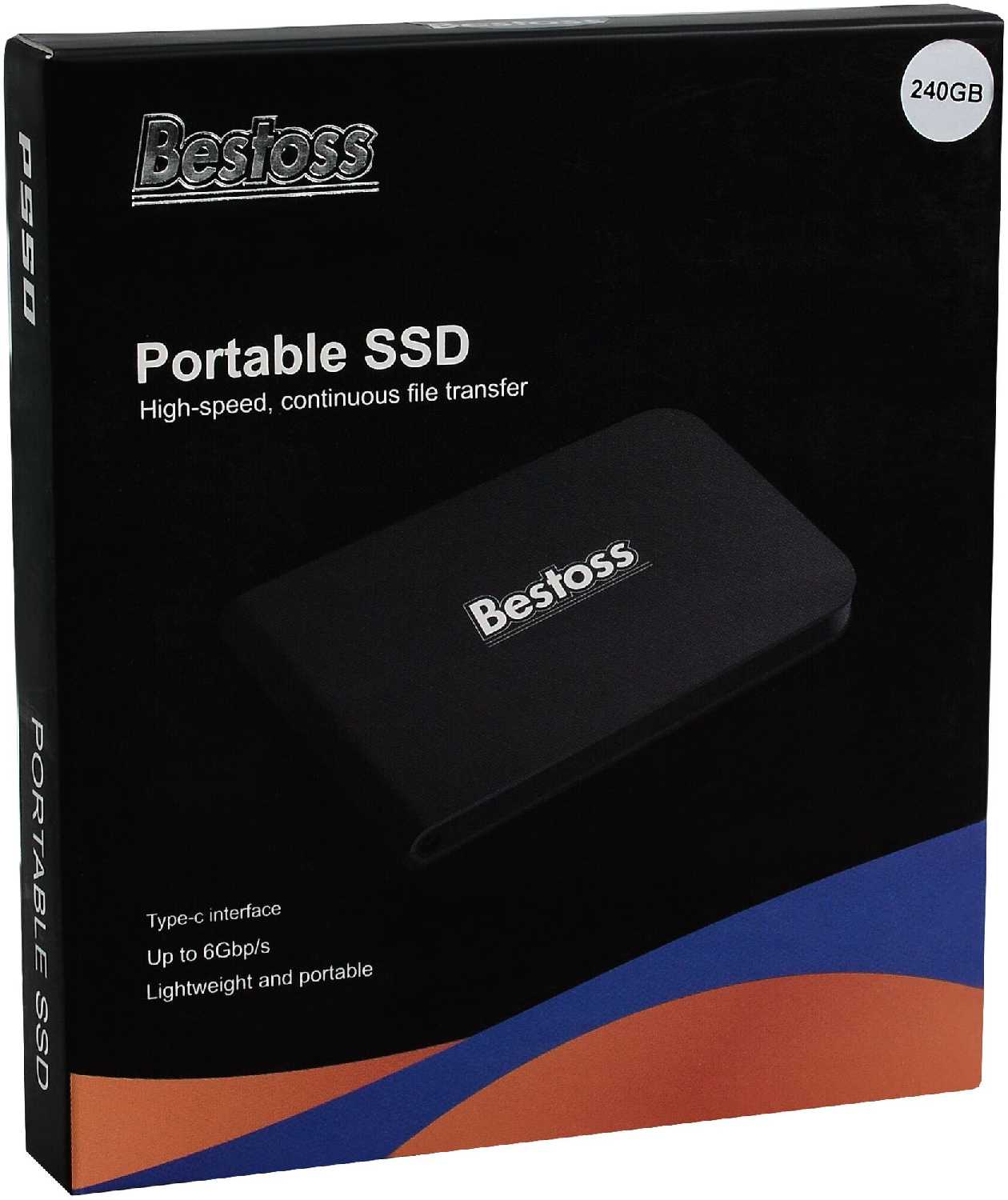 Внешний диск жесткий SATA SSD External Type-C 2.5