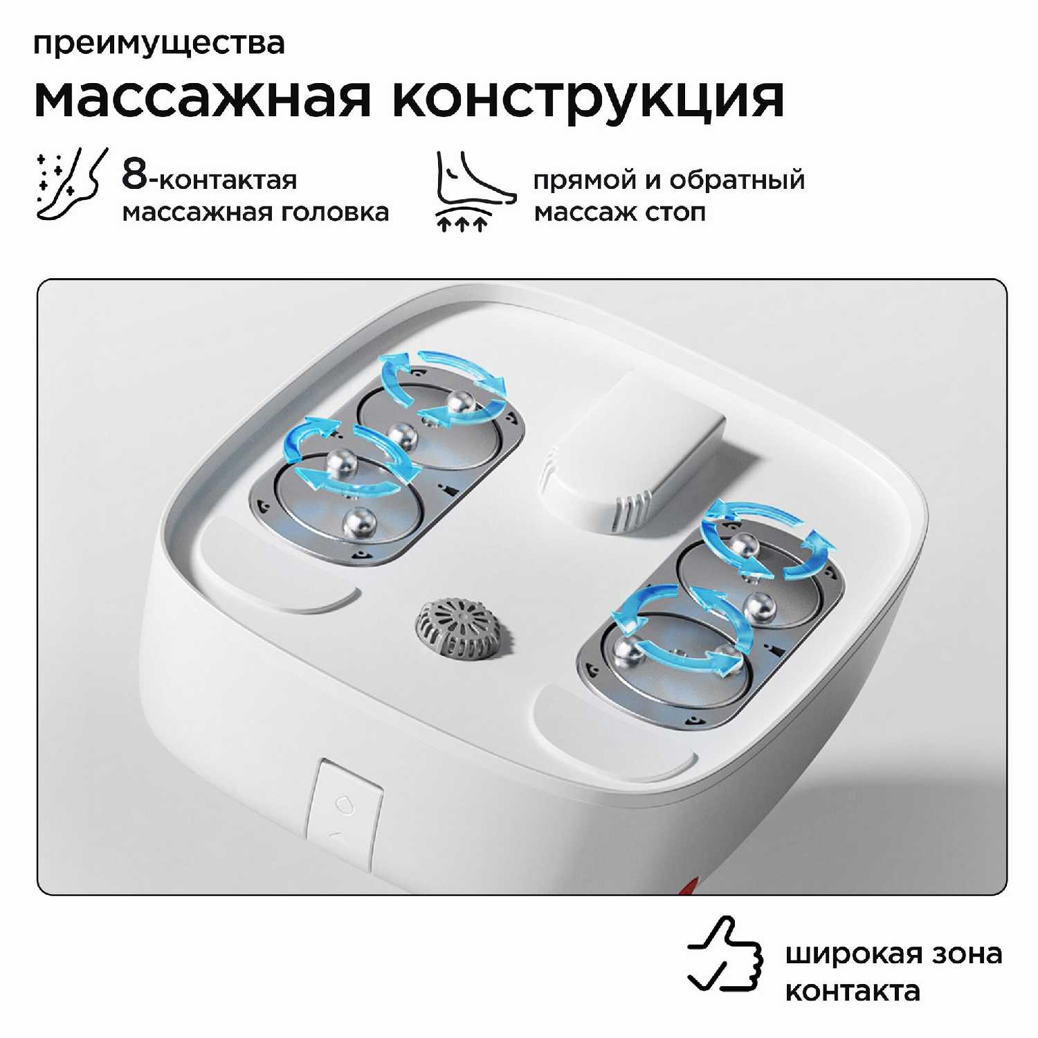 Умная массажная ванна для ног Xiaomi Mijia Умная массажная ванна для ног (MJZYQ02XM) фотография 5