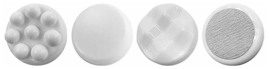 Массажёр для тела Centek CT-2603, 25 Вт, 4 насадки, 7 режимов, вибрационный, серый фотография 2