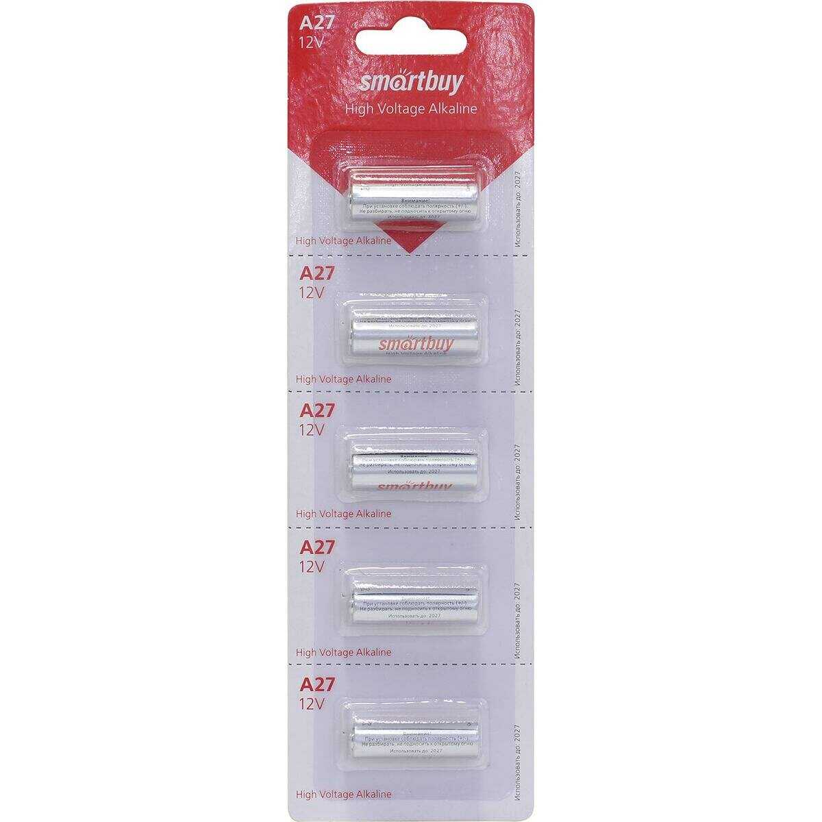 Батарейка SmartBuy High Voltage Alkaline A27 фотография 16
