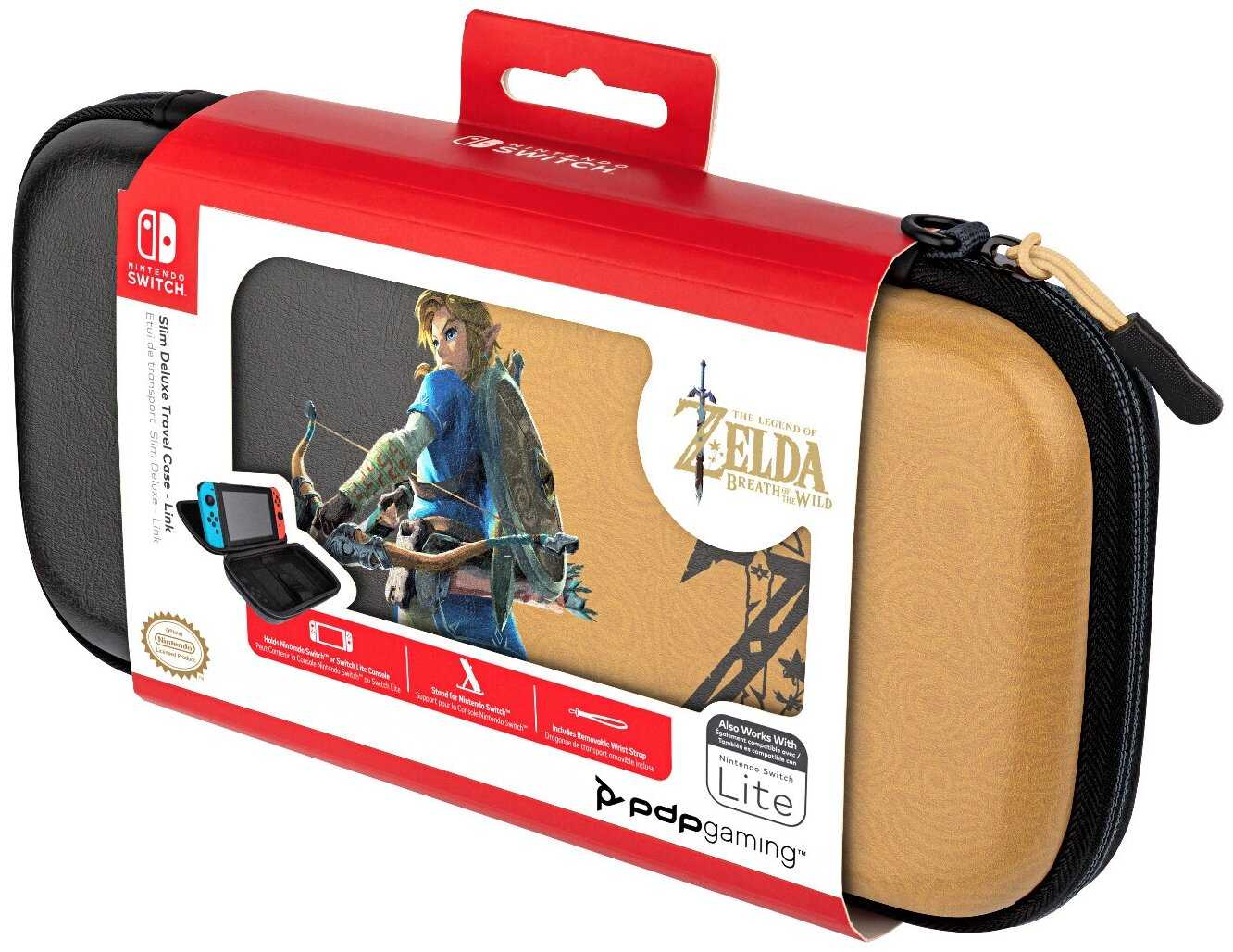Аксессуар Nintendo Switch: Дорожный чехол Nintendo Switch Slim Deluxe Zelda фотография 4