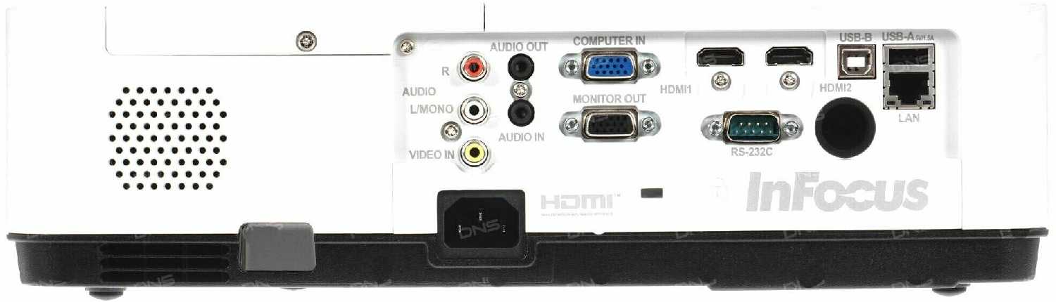 Проектор InFocus IN1024 (LCD, 1024x768, 4000Lm, 1.48-1.78:1, 5000:1, VGA, 2xHDMI, Composite, USB-A, USB-B, RS-232, RJ45) (IN1024) фотография 11