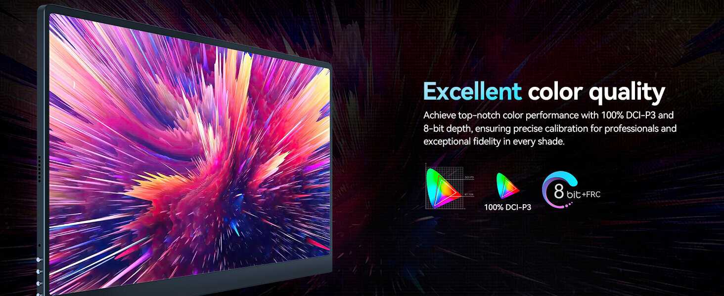 Портативный сенсорный монитор UPERFECT UColor O2 Touch (2880x1800, 120 Гц, OLED) фотография 9