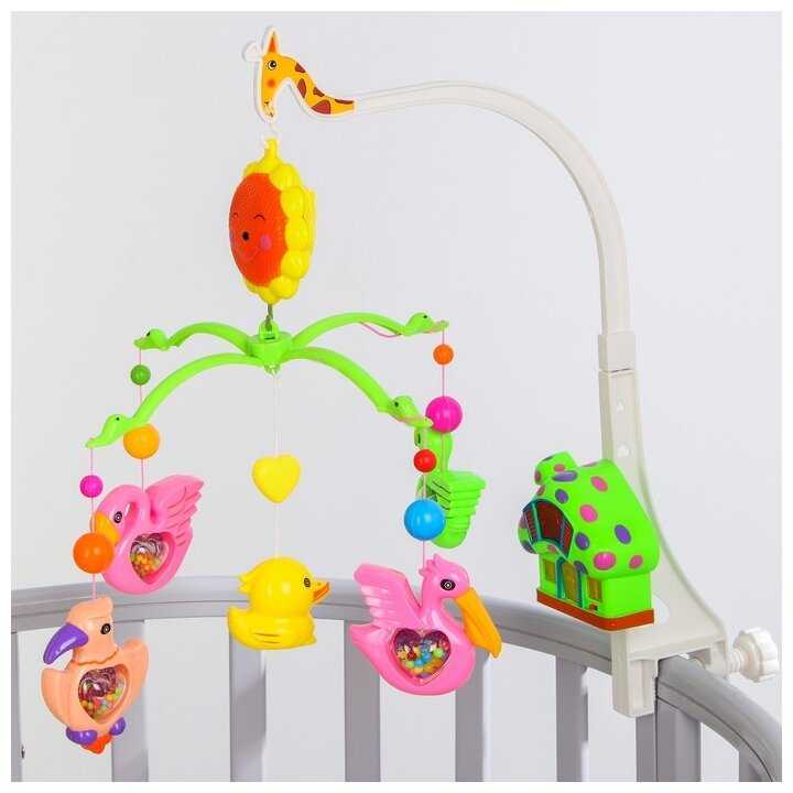 Механический мобиль Крошка Я Пряничный домик. Птички-погремушки, 2810184 фотография 1