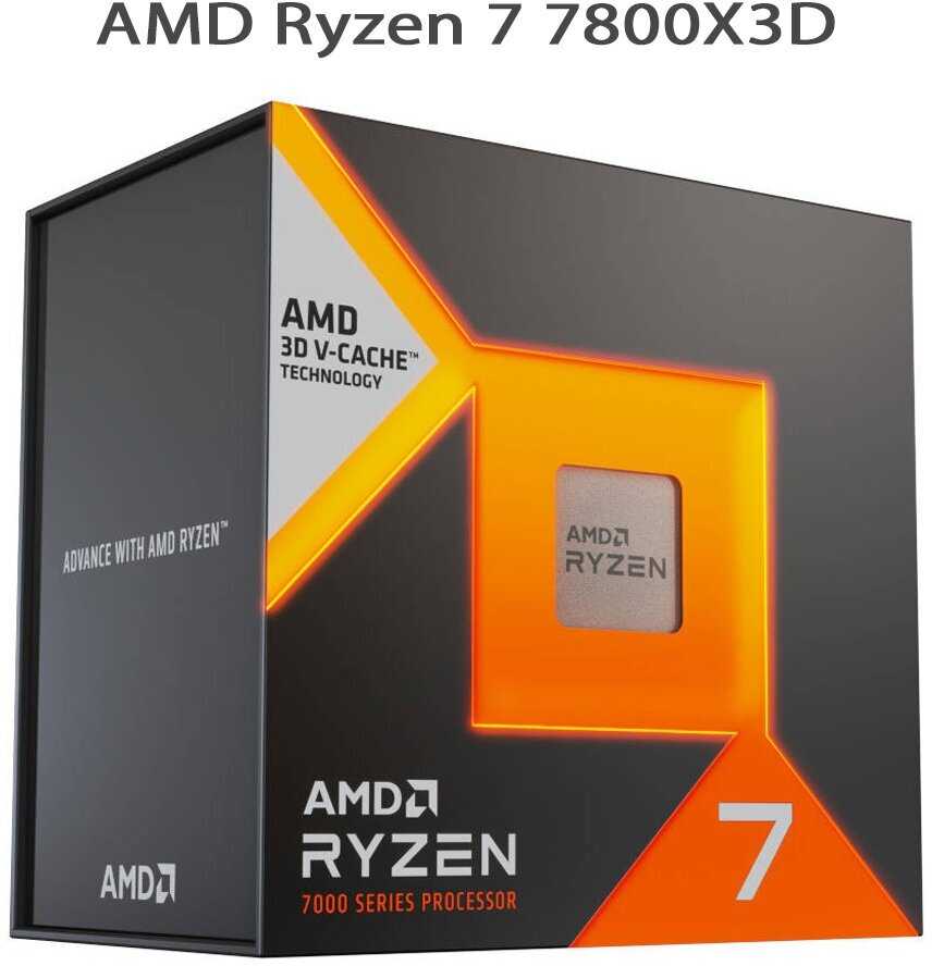 Процессор AMD Ryzen 7 7800X3D AM5 фотография 2