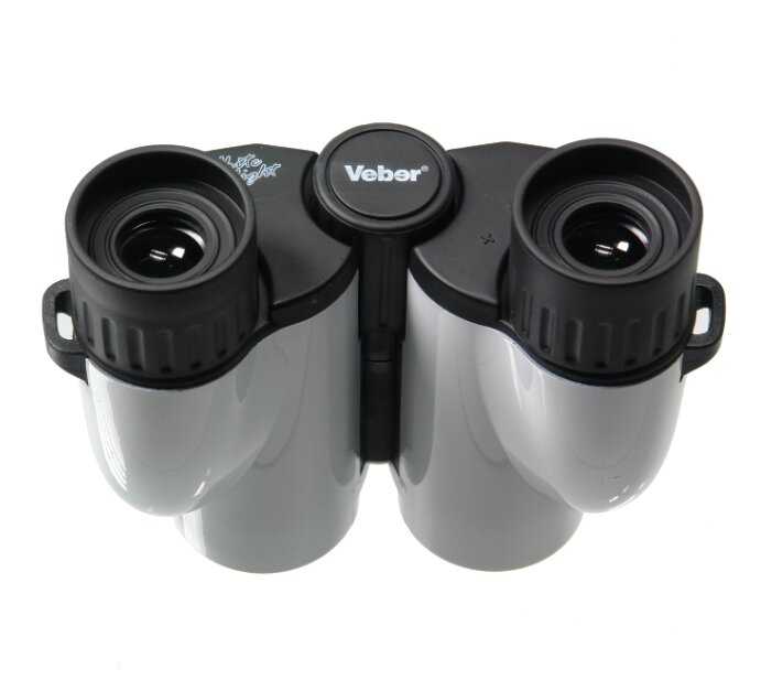 Бинокль Veber White Night 8x25 белый-черный фотография 2