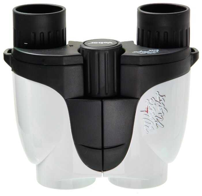 Бинокль Veber White Night 8x25 белый-черный фотография 3