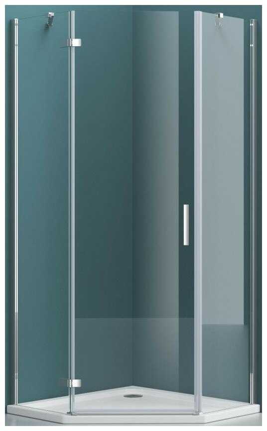 Душевой уголок 100х100 см BelBagno Kraft KRAFT-P-1-100-C-Cr-L прозрачное