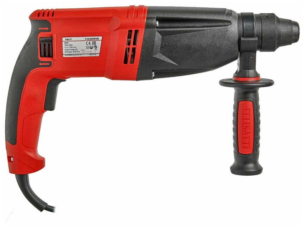 Перфоратор Felisatti П-26/800ЭР(М) SDS+ (кейс+оснастка) фотография 1