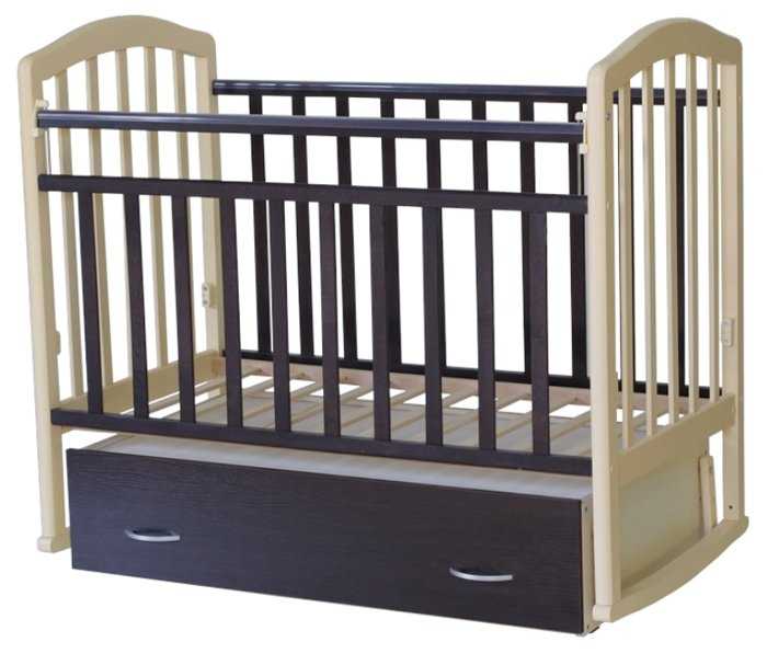 Кроватка Антел Алита-4 (с ящиком), качалка, полозья для качания фотография 3