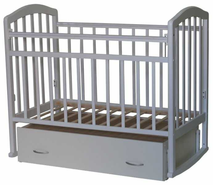 Кроватка Антел Алита-4 (с ящиком), качалка, полозья для качания фотография 4