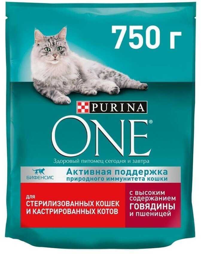 Сухой корм Purina ONE Полнорационный для стерилизованных кошек и кастрированных котов с высоким содержанием говядины фотография 15