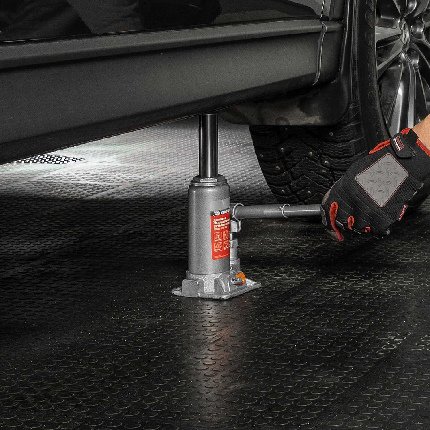 Домкрат бутылочный гидравлический Matrix Домкрат бутылочный гидравлический для мототехники (50774) фотография 7