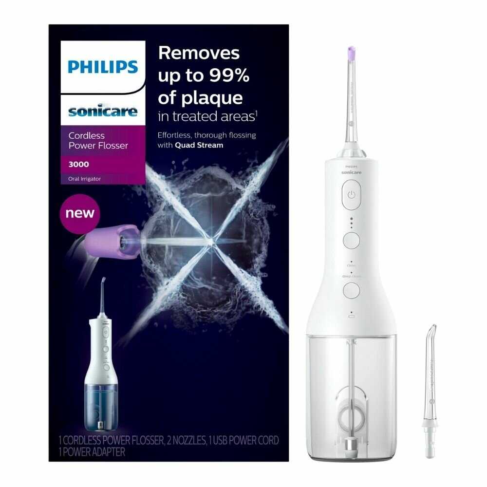 Ирригатор Philips Sonicare Cordless Power Flosser 3000 (HX3826) фотография 12