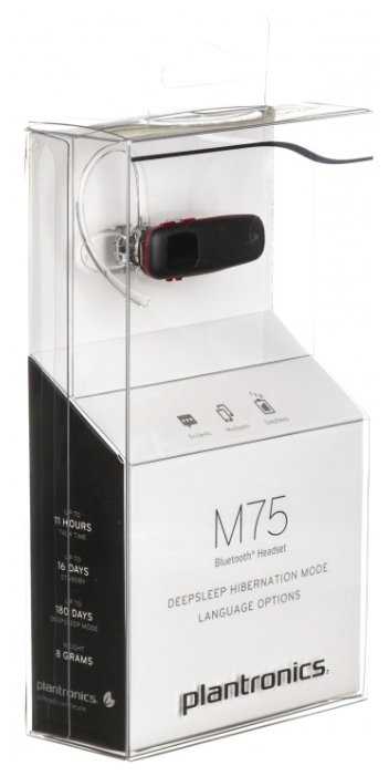 Bluetooth-гарнитура Plantronics M75 фотография 5