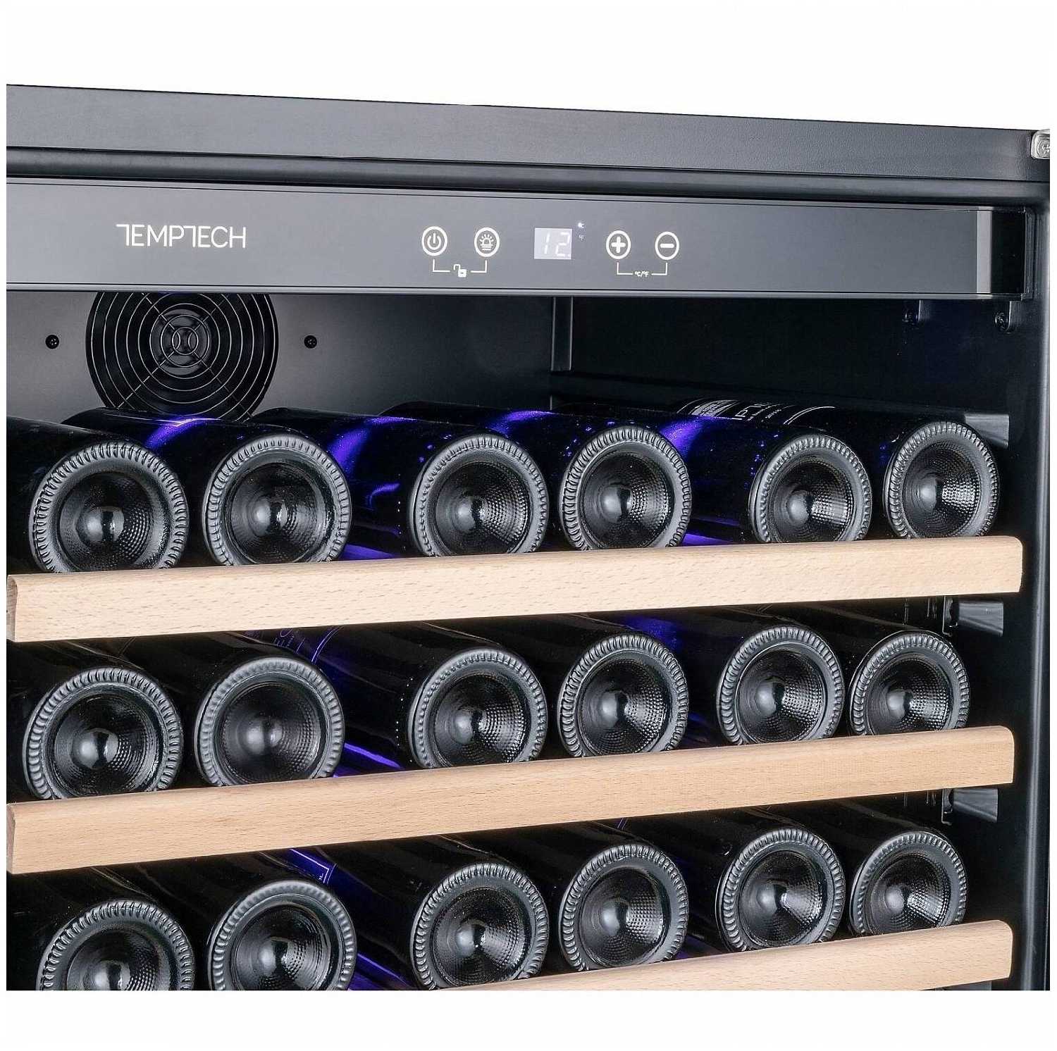 Встраиваемый винный шкаф TEMPTECH WPQ60SCS фотография 2