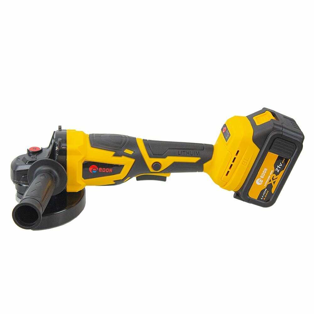 УШМ Edon AAG-21/125BL бесщеточная, 125мм, кейс фотография 3