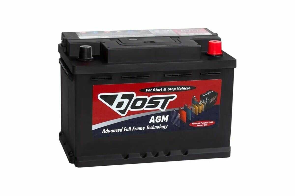 Аккумулятор BOST AGM 100Ач (EN880A) фотография 2