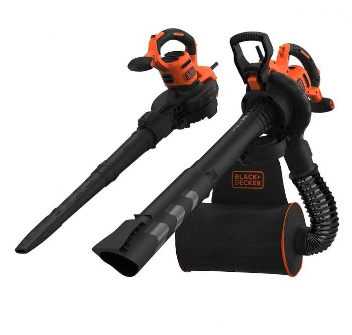 Электрическая воздуходувка-пылесос BLACK+DECKER BEBLV300