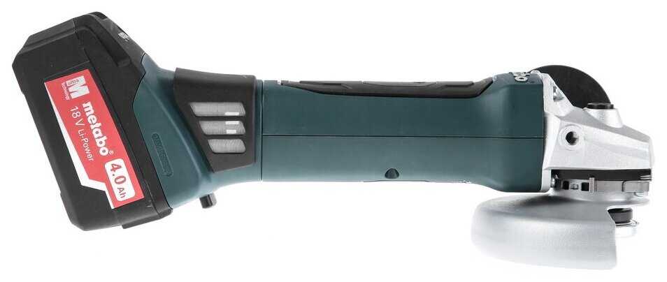 Аккумуляторная УШМ Metabo W 18 LTX 125 Quick (602174610) фотография 1