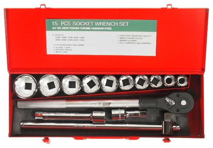 Для слесарных, ремонтных и точных работ JTC AUTO TOOLS T615M, 15 предм. фотография 1