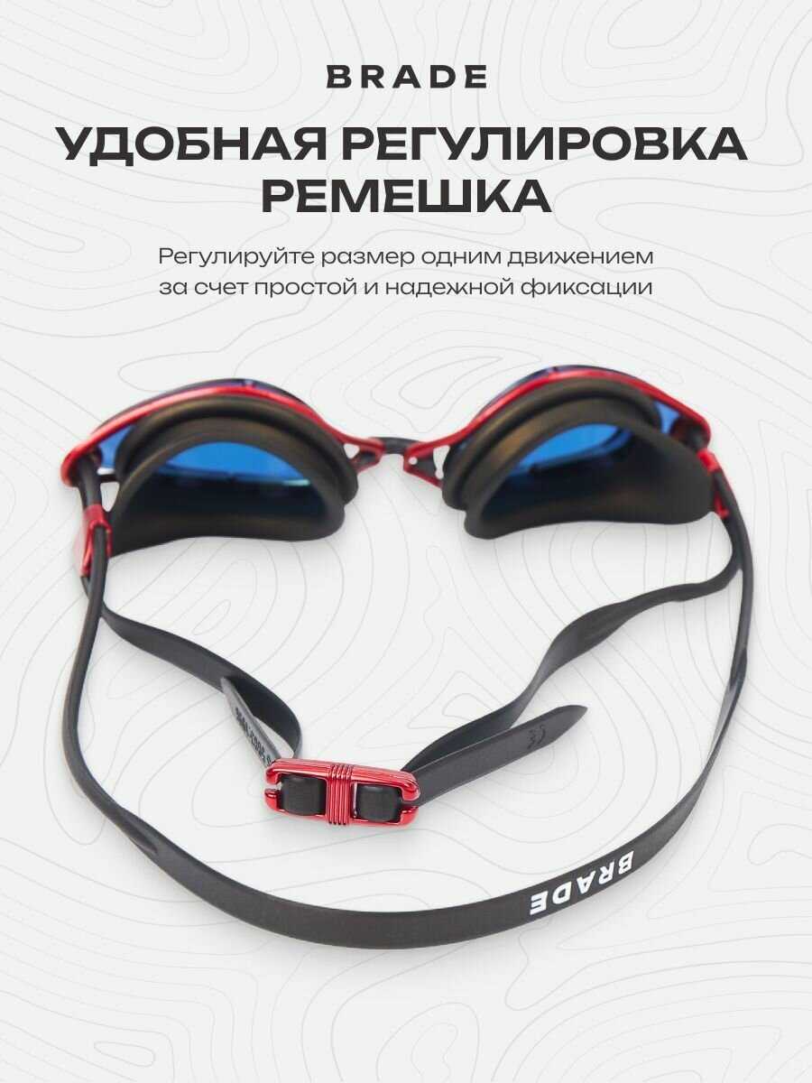 Профессиональные очки для плавания BRADE TWO фотография 6