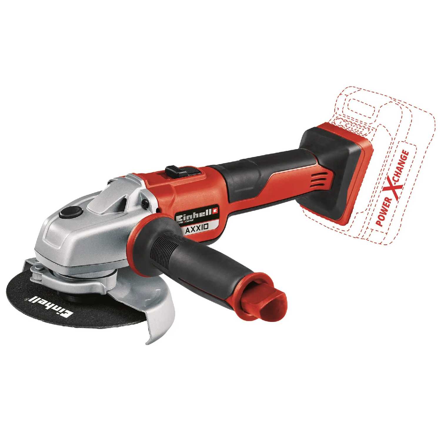 Шлифмашина угловая аккумуляторная Einhell PXC AXXIO (4431140) 18В Li-Ion d125 мм без АКБ и ЗУ фотография 2