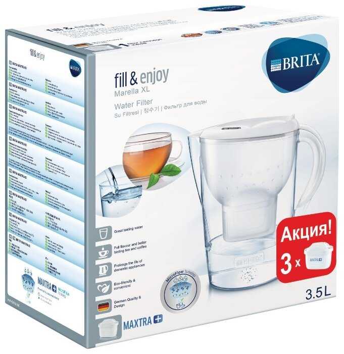 Фильтр кувшин BRITA Marella XL Memo 3MX+ 3.5 л фотография 2